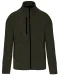K9106 - Heather herenvest met rits Dark Khaki Melange
