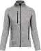 K9107 - Heather damesvest met rits Light Grey Melange