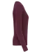 K383 - Dames T-shirt ronde hals lange mouwen Wine