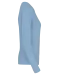 K383 - Dames T-shirt ronde hals lange mouwen Sky Blue