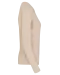 K383 - Dames T-shirt ronde hals lange mouwen Light Sand