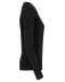 K383 - Dames T-shirt ronde hals lange mouwen Black