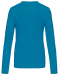 K383 - Dames T-shirt ronde hals lange mouwen Tropical Blue