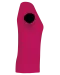 K384 - Dames-t-shirt korte mouwen met boothals Fuchsia