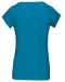 K384 - Dames-t-shirt korte mouwen met boothals Tropical Blue