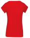 K384 - Dames-t-shirt korte mouwen met boothals Red