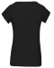 K384 - Dames-t-shirt korte mouwen met boothals Black