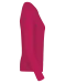 K383 - Dames T-shirt ronde hals lange mouwen Fuchsia