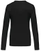 K383 - Dames T-shirt ronde hals lange mouwen Black