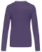 K383 - Dames T-shirt ronde hals lange mouwen Purple
