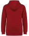 NS405 - Ecologische kindersweater met rits en capuchon Hibiscus Red