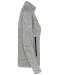 K9107 - Heather damesvest met rits Light Grey Melange