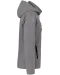 K422 - 3-laagse uniseks softshelljas met afneembare capuchon en mouwen Marl Grey