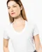 K3003 - Dames-t-shirt Supima® V-hals korte mouwen Black