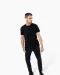K3000 - Heren-t-shirt Supima® ronde hals korte mouwen Black