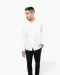 K516 - Heren Oxford overhemd lange mouwen Oxford Blue