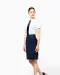 K504 - Damespilootoverhemd korte mouwen White