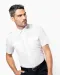 K503 - Herenpilootoverhemd korte mouwen White
