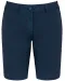 K753 - Damesbermuda met verwassen look Washed Navy