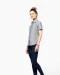 K536 - Dames Oxford blouse korte mouwen White