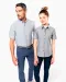 K535 - Heren Oxford overhemd korte mouwen White