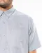 K535 - Heren Oxford overhemd korte mouwen White