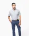 K535 - Heren Oxford overhemd korte mouwen White