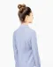 K534 - Dames Oxford blouse lange mouwen White