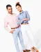 K533 - Heren Oxford overhemd lange mouwen White