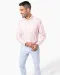 K533 - Heren Oxford overhemd lange mouwen White