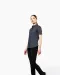 K532 - Dames stretch blouse korte mouwen Black