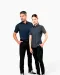 K531 - Heren stretch overhemd korte mouwen Black