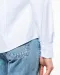K510 - Damesblouse in popeline met lange mouwen White