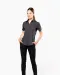 K544 - Dames Poplin Blouse Korte Mouwen White
