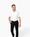 K543 - Heren poplin overhemd korte mouwen White