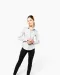 K542 - Dames poplin blouse lange mouwen White
