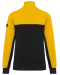 WK404 - Ecologische uniseks sweater met ritskraag Black / Yellow