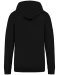 NS402 - Ecologische uniseks sweater met capuchon en rits Black