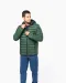 K6110 - Men's lightweight hooded padded jacket Black