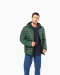 K6110 - Men's lightweight hooded padded jacket Black