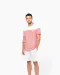 K3033 - Marine-t-shirt ronde hals Bio heren Navy / White Stripes