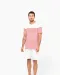 K3033 - Marine-t-shirt ronde hals Bio heren Navy / White Stripes