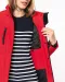 K651 - Gewatteerde softshell damesparka met capuchon Black
