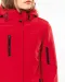 K651 - Gewatteerde softshell damesparka met capuchon Black