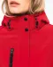 K651 - Gewatteerde softshell damesparka met capuchon Black
