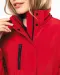 K651 - Gewatteerde softshell damesparka met capuchon Black