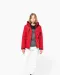 K651 - Gewatteerde softshell damesparka met capuchon Black