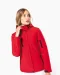 K651 - Gewatteerde softshell damesparka met capuchon Black