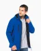 K422 - 3-laagse uniseks softshelljas met afneembare capuchon en mouwen Black