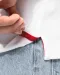 K250 - Polo korte mouwen Navy / Red / White